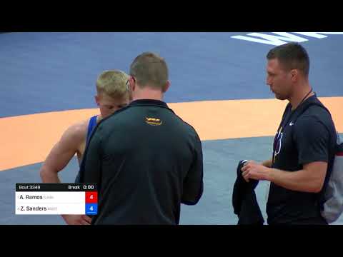2018 Marine Corps US Open/Senior Men's Freestyle 57 Semis - Anthony Ramos (Sunk) Vs. Zach Sanders
