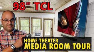 I Didn't Expect a Home Theater Like THIS in a Cabin...TCL's 98" TV Looks INSANE in This Setup