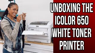 Unboxing The Best White Toner Printer | The iColor 650 from Uninet Full Demo