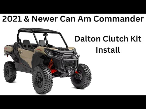 2021 & Newer Can Am Commander Dalton Clutch Kit Install