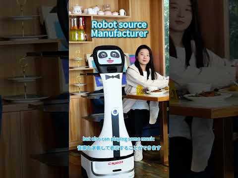 Panda robot, your good helper for food delivery#alpharobotics #restaurant #deliveryrobot  #robot