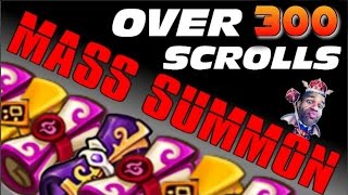 Summoners War : MASS SUMMON - 300 MS, 19 Light and Dark Scrolls & 9 Legendary Scrolls!