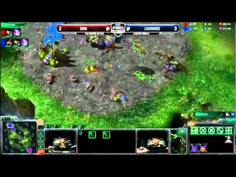 Leenock vs DRG Game 6: Baneling Drone Spread @MLG Providence 2011
