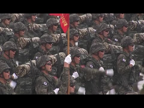 South Korea parades military power to warn North Korea