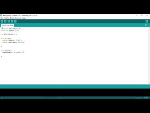 Accensione e spegnimento led con un pulsante - ARDUINO