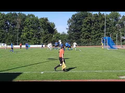 SV Langensteinbach - VfR Mannheim / Das 0:1 durch Christian Kuhn