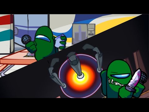 Fnf:vs imposter v4 week:week 2 of green -mobile verison