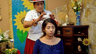 Doña Rosa's relaxing ASMR Massage with soft sounds & gentle whispering for relaxation & sleep