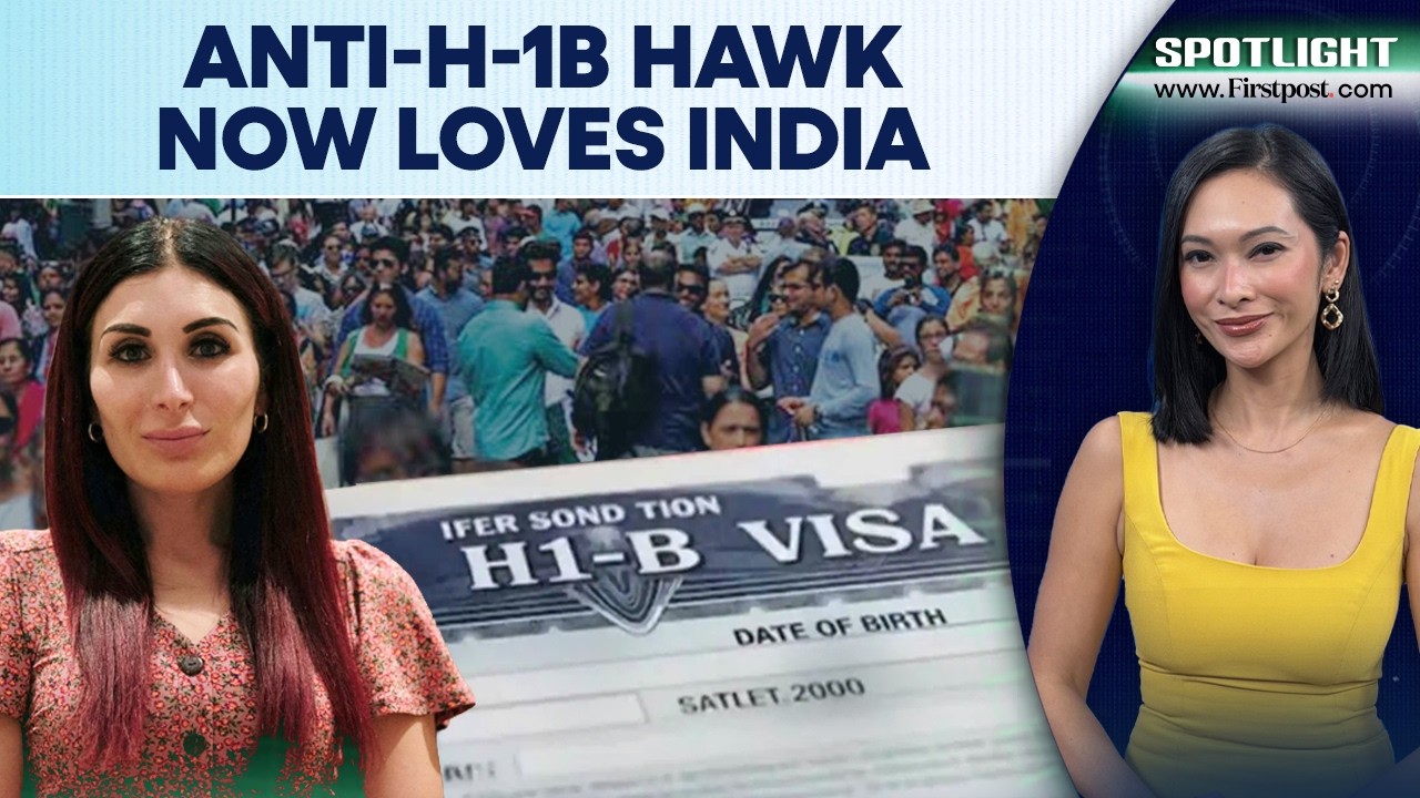 'I love India': H-1B Hawk Laura Loomer’s Praise Sparks Online Backlash | Spotlight | N18G