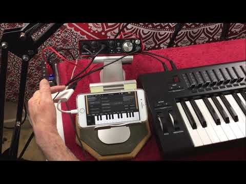 AudioKit Synth One Updated & How To Set Up MIDI & AUDIO for the iPhone 8