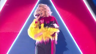 Grace Davis sings up tempo song Ciao Adios &amp;Comments X Factor 2017 Live Show Week 2