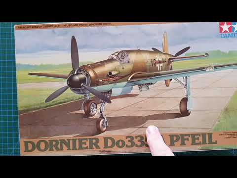 Tamiya 1/48 Dornier Do 335A Pfeil  - Kit Review