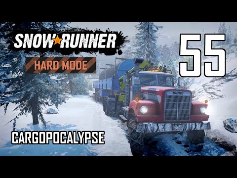 SnowRunner Hard Mode Strategic Walkthrough Ep 55 - Cargopocalypse