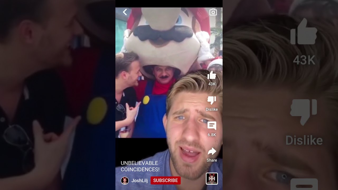 Man in Mario costume is called luigi