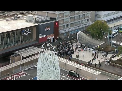 Starkes Erdbeben der Magnitude sechs Komma zwei erschüttert Präfektur Shimane in Japan