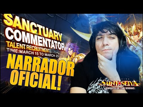 NARRADOR DE SAINT SEIYA?