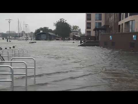 Hochwasser Kappeln 20.10.2023 nachmittags Teil 3