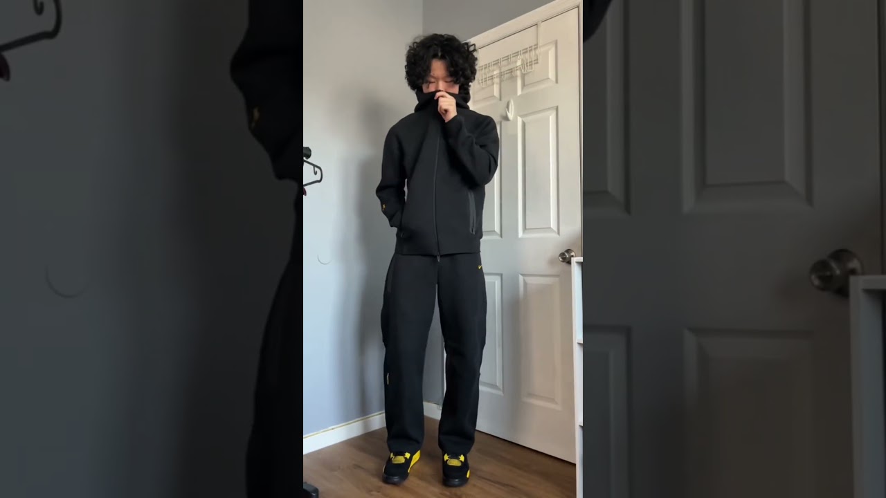 Nocta tech fleece x AJ4 “Yellow Thunder”🥹