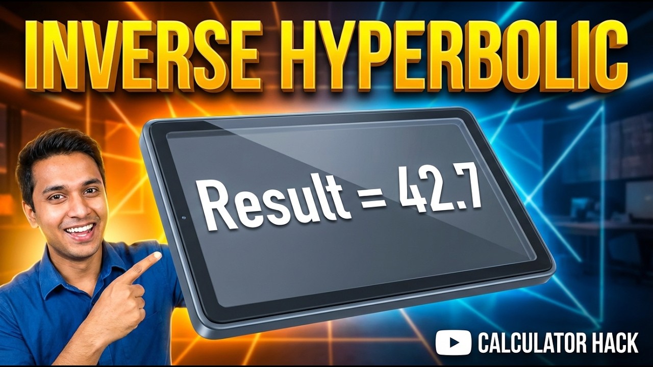 Inverse Hyperbolic Interactive Calculator
