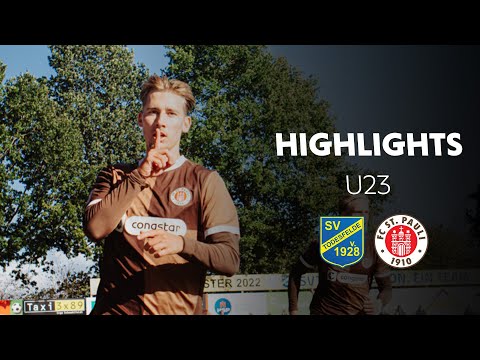 Brauburger-Doppelpack entscheidet Spiel: SV Todesfelde - FC St. Pauli U23 (Highlights)