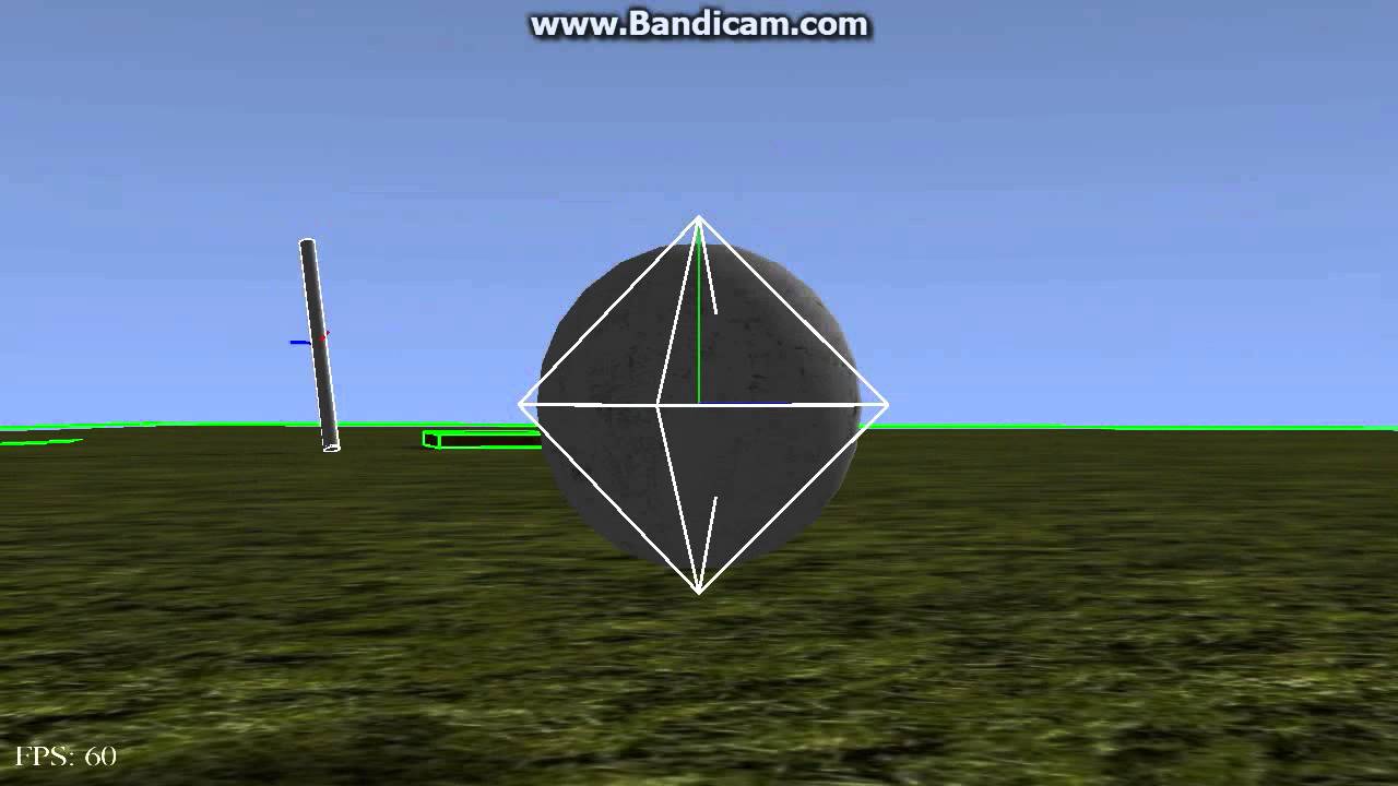 Bullet Physics - Strange behaviour (with debug drawing)