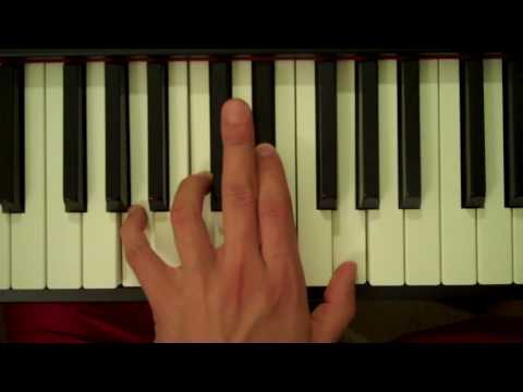 How To Play an A Half-diminished 7th Chord on Piano (Left Hand)