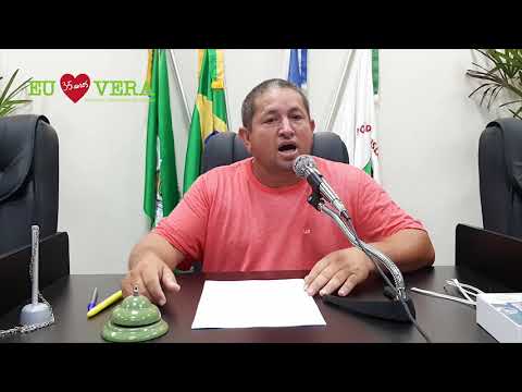 Parabéns Vera. Mensagem do Presidente da Câmara Municipal de Vera Donizete Valdomiro Panizon.