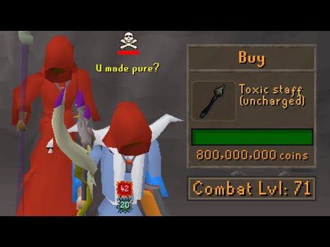 I made the Perfect Toxic Staff Pure on New Runescape (VENOM)