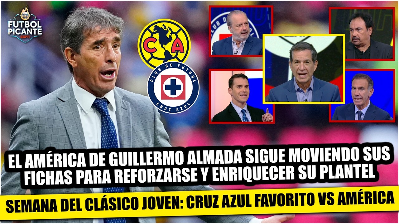 AMÉRICA LÍDER LIGA MX y busca más REFUERZOS. CRUZ AZUL, FAVORITO para Clásico Joven | Futbol Picante