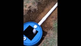 Simple DIY 3 barrel septic system
