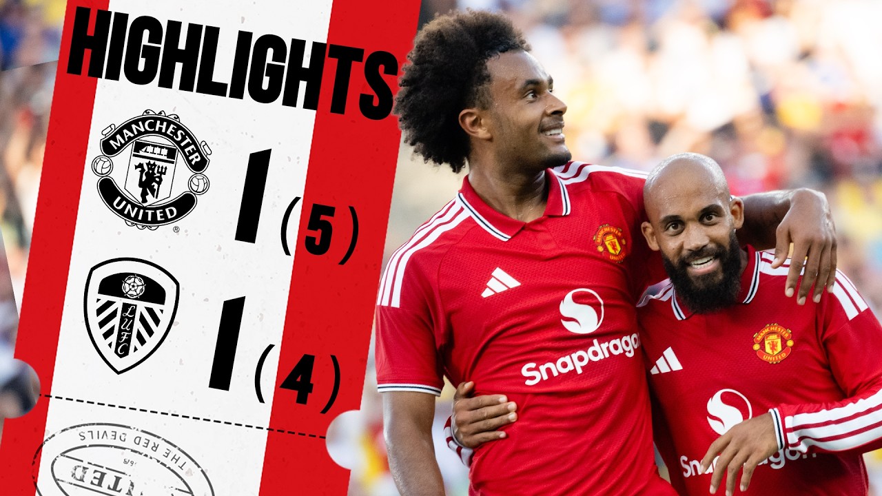 Victory Over Leeds In Dublin! | Man Utd v Leeds | Highlights