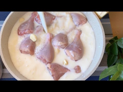 How To Cook Chicken In Milk/Milk Chicken/Cook The Chicken This Way The Result Is Amazing