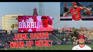 2021 JAIME BARRIA Warm-Up Song! | 2021 Angels Baseball
