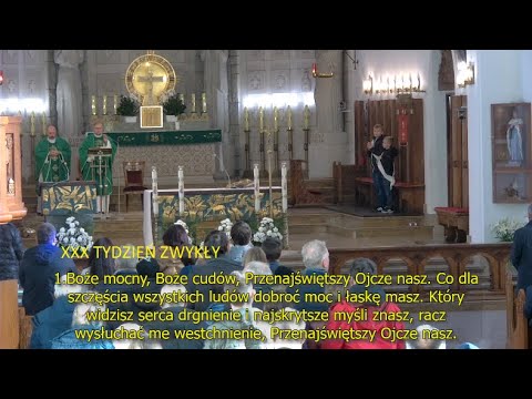 Niedziela, XXX Tydzień Zwykły - 2025 w kościele pw. św. Kazimierza w Pruszkowie