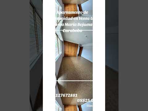 Apartamento de Oportunidad en Venta Urb Santa María Bejuma Carabobo $25,000  #ventacasa