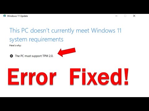 ✅ Fix “This PC Can’t Run Windows 11” | TPM 2.0 Error Bypass (100% Working 2025)