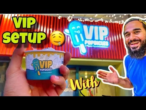 Mustafa Hanif ViP Popsicles New Ice Cream Brand Opening By Mustafa Hanif Vip Setup ​⁠|
