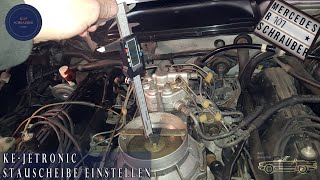 Regulacja przepustnicy KE-Jetronic - Mercedes W201, W124, R107, W126, R129