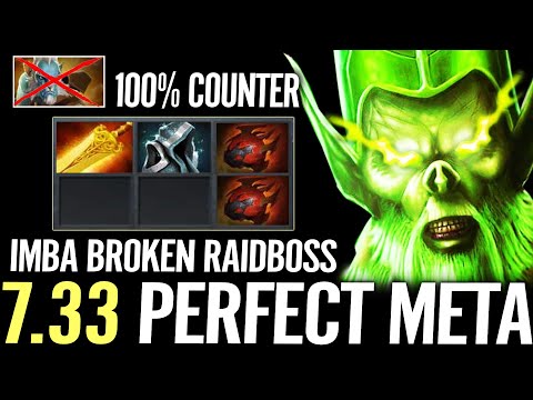 MAX TANK - Necrophos 100% Counter PL with x2 Heart of Tarrasque Dota 2