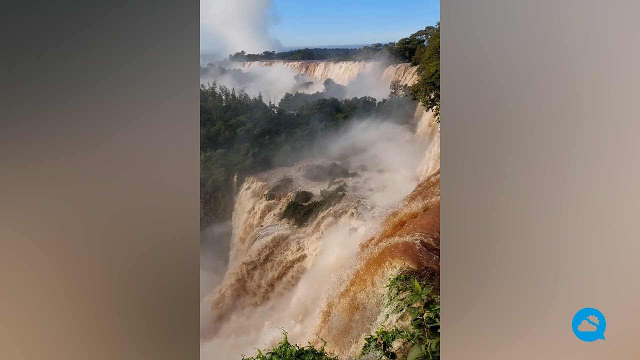 Primeiro Vídeo: Vazão das Cataratas do Iguaçu 5 vezes acima da média n