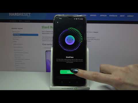 How to Add Face Data in Oppo Reno5 5G - Set Up Face Unlock