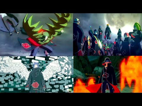 All Akatsuki Ultimate Jutsus | Team Ultimate Jutsus! - Naruto Shippuden Ultimate Ninja Storm 4