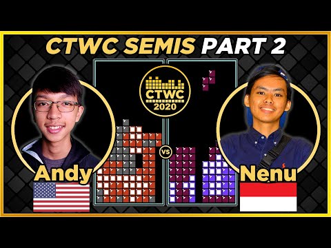2020 CTWC - TETRIS Semi 2 - PixelAndy vs. Nenu - TETRIS WORLD CHAMPIONSHIP!