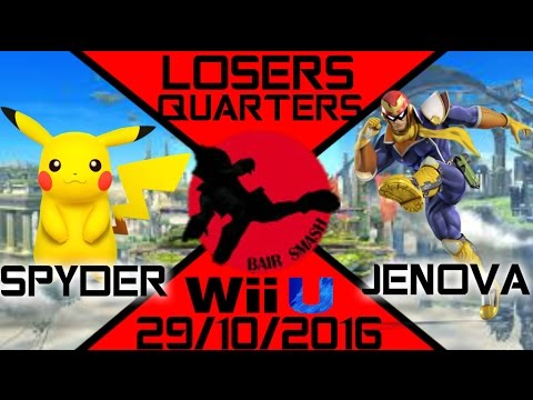 Bair Smash 7 Losers Quarters- Spyder (Pikachu) Vs. Jenova (Captain Falcon) - Smash Wii U