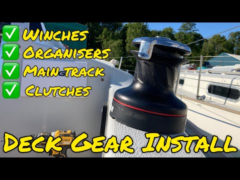 Fitting All New Deck-gear - Contessa 32 with Harken, Lewmar & Spinlock (Project Lottie Ep 33)
