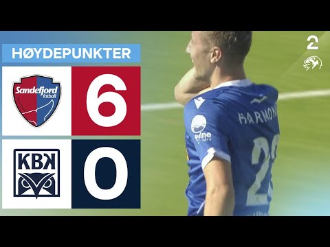 Sandefjord 6 - 0 Kristiansund BK - Høydepunkter