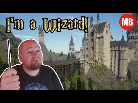 Minecraft Harry Potter Funny Gameplay | Witchcraft & Wizardry Mod Map | Part 1 - "I'M A WIZARD!"