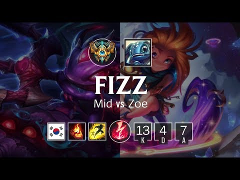 Fizz Mid vs Zoe - KR Challenger Patch 8.24