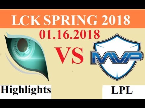 [01.16.2018]: KDM vs MVP - Highlights Game 1 - LCK Spring 2018