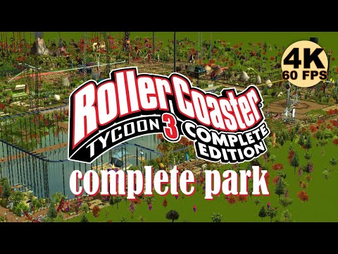 Roller Coaster Tycoon 3 Complete Edition - (4K 60FPS) Full Park Build - No Commentary.